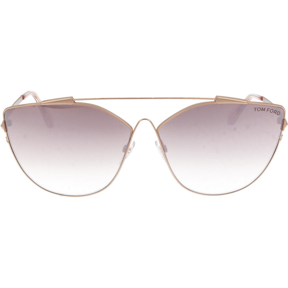 Ochelari de soare Tom Ford FT0563 33Z, JACQUELYN, Auriu, 64 mm