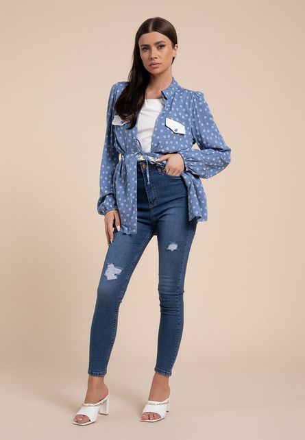 Bluza dama Nicollette Albastra