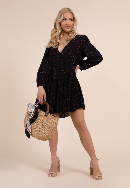 Rochie scurta Serena Neagra