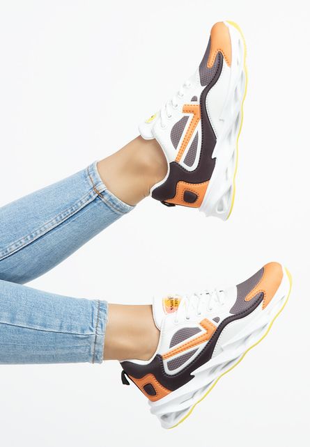 Sneakers dama Tamaria Portocalii