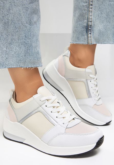 Sneakers cu platforma Colira V1 Albi