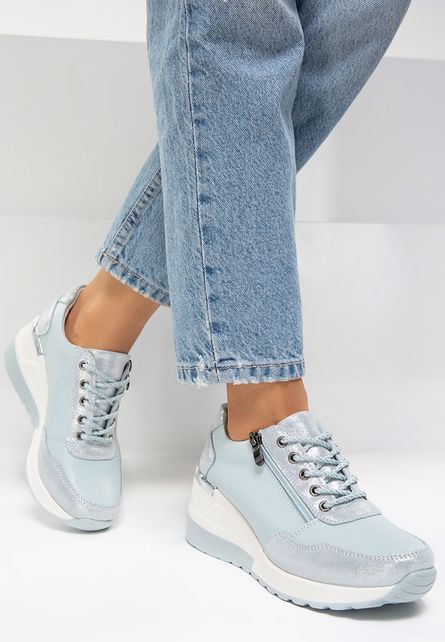 Sneakers cu platforma Relax Albastri