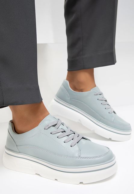 Pantofi piele Elma Albastri