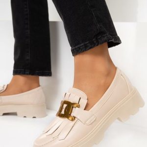 Pantofi casual Elidera Bej
