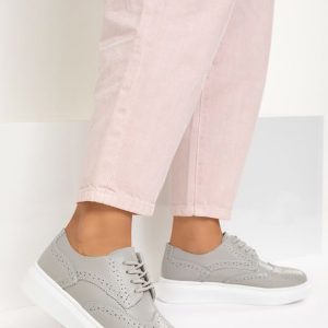 Pantofi piele Cindy Gri
