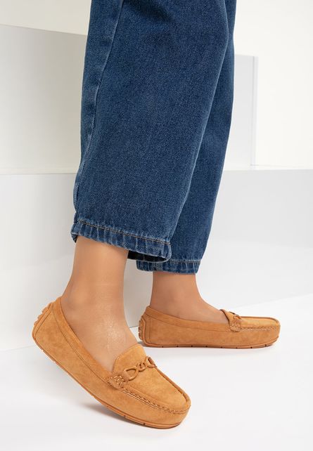 Mocasini dama Tomera Camel
