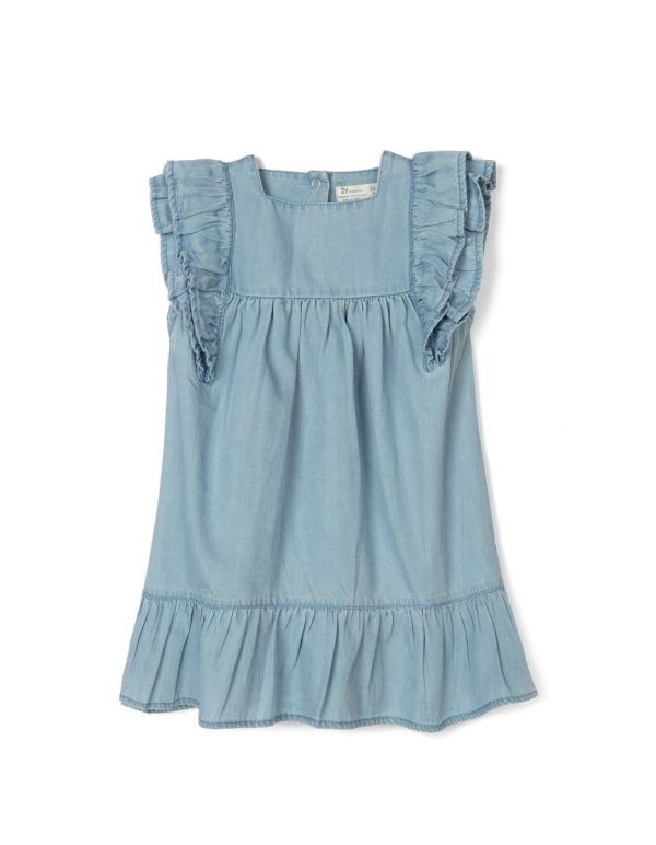 Rochie denim cu maneca scurta Zippy