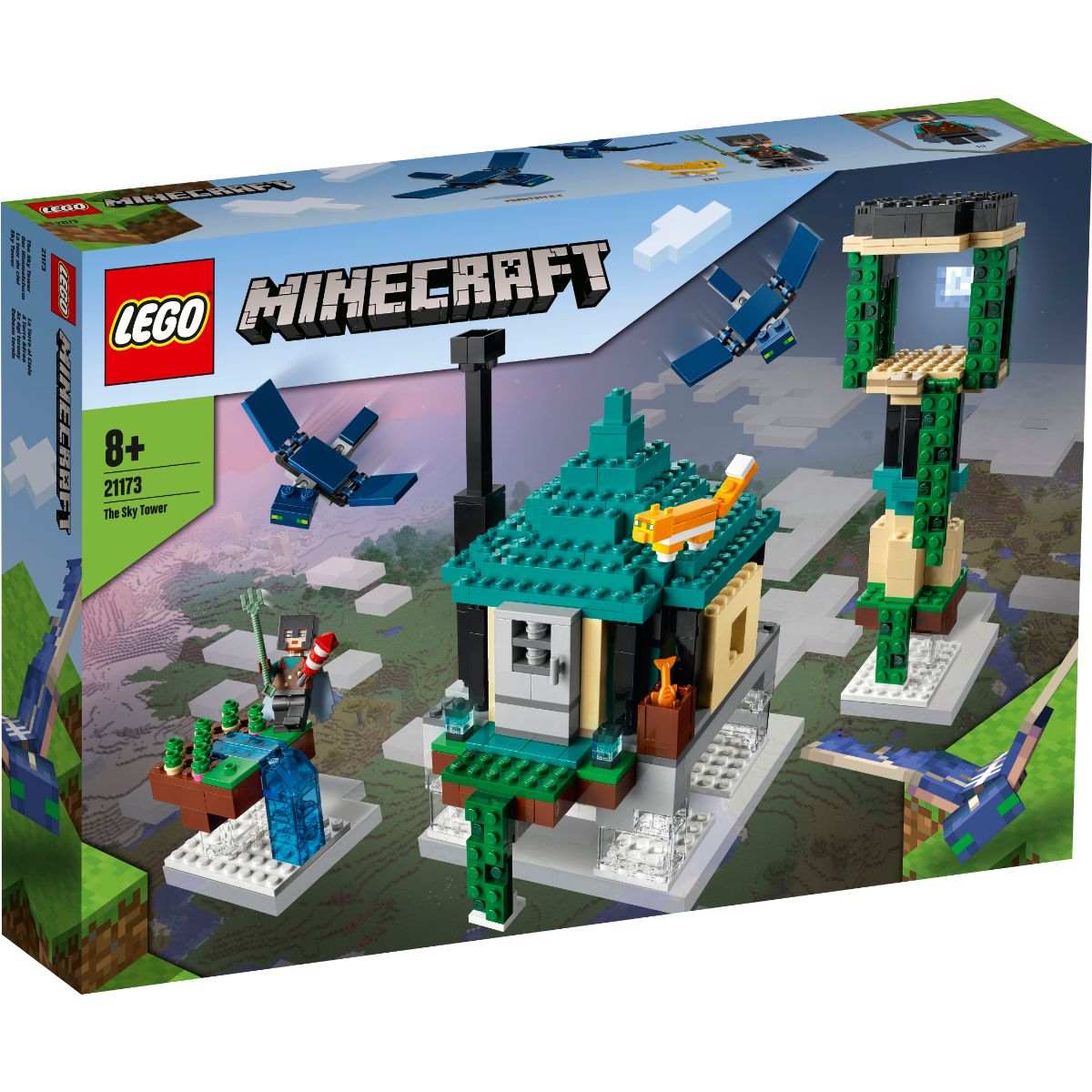 21173_box1_v29.jpg LEGO® Minecraft - Turnul de telecomunicatii (21173)