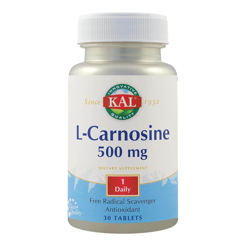 L-Carnosine 500mg 30 tablete ActivTab KAL, natural, Secom