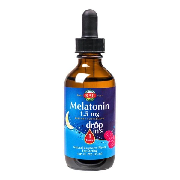 Melatonin DropIns 1.5mg KAL, 55ml, natural, Secom