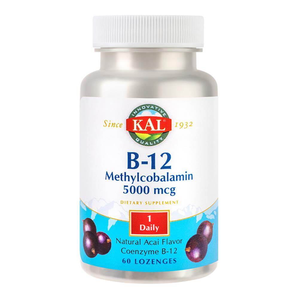 Methylcobalamin (Vitamina B12) 5000mcg KAL, natural, Secom