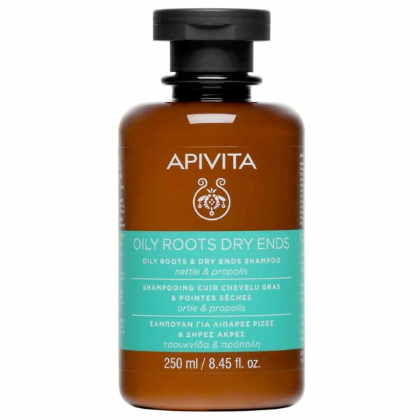 228e90e5c4b06_5201279049584.jpg Apivita Hair Sampon par gras varfuri uscate 250ml