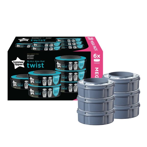 23cb16c53bc06_5010415510082.jpg Rezerve Tec Twist, 6 bucati, Tommee Tippee