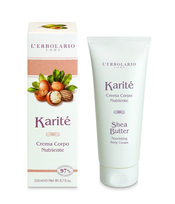 Crema de corp nutritiva cu Unt de Shea Karite, 200ml, L'erbolario