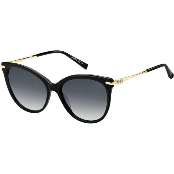 Ochelari de soare Max Mara MM SHINE II 807 9O, Negru, 56 mm