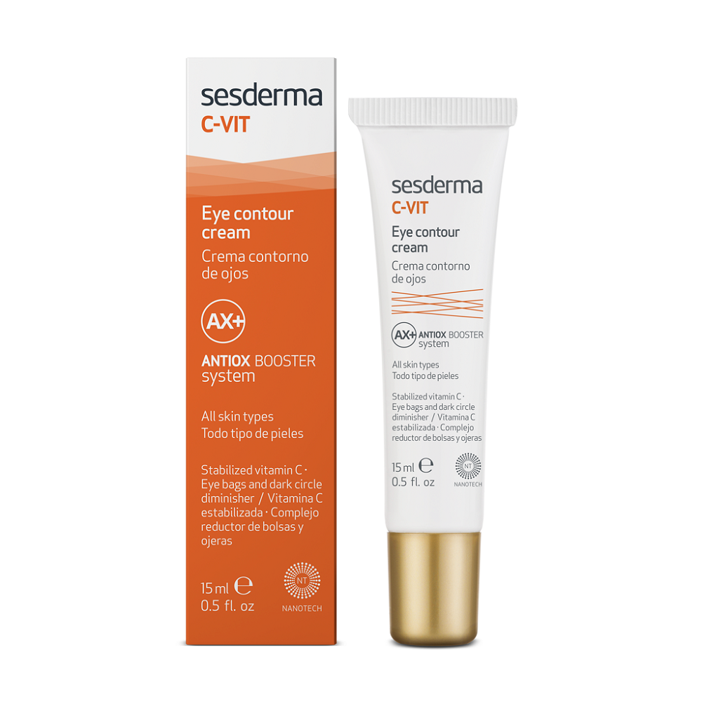 2a0ce36dad106_8429979424464.png Crema pentru conturul ochilor C-Vit, 15ml, Sesderma