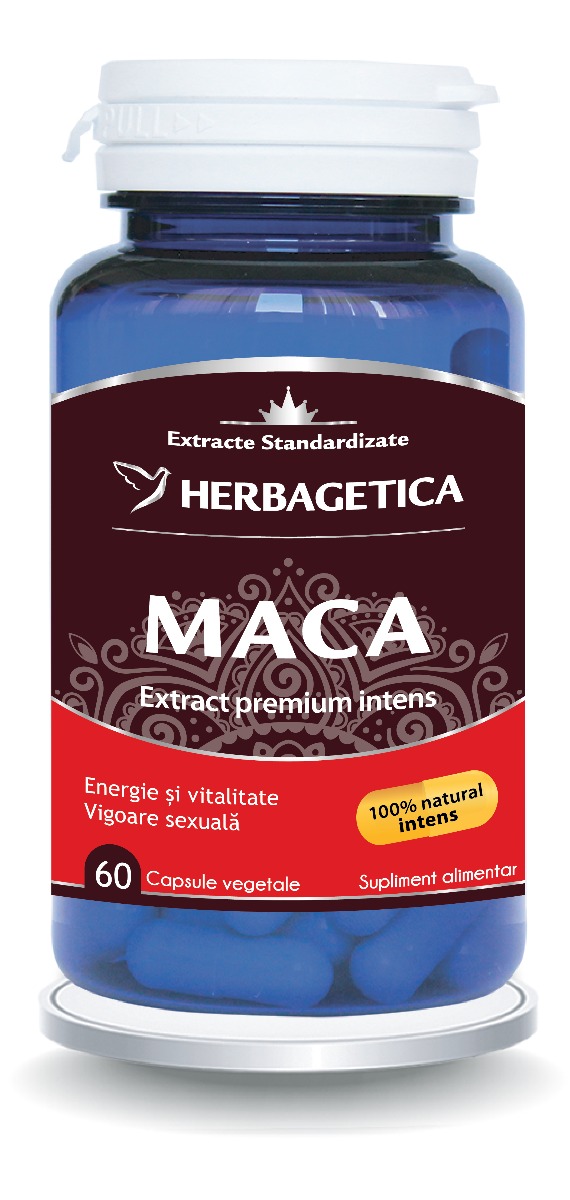 Maca Zen Forte, 60 capsule, Herbagetica