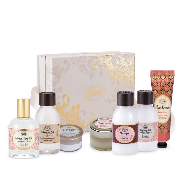 Set cadou Mini Travel Green Rose