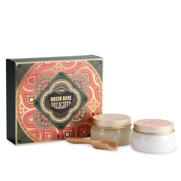 Set cadou Green Rose Delights