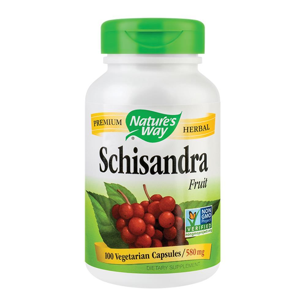 Schisandra 580mg 100 capsule vegetale Nature's Way, natural, Secom