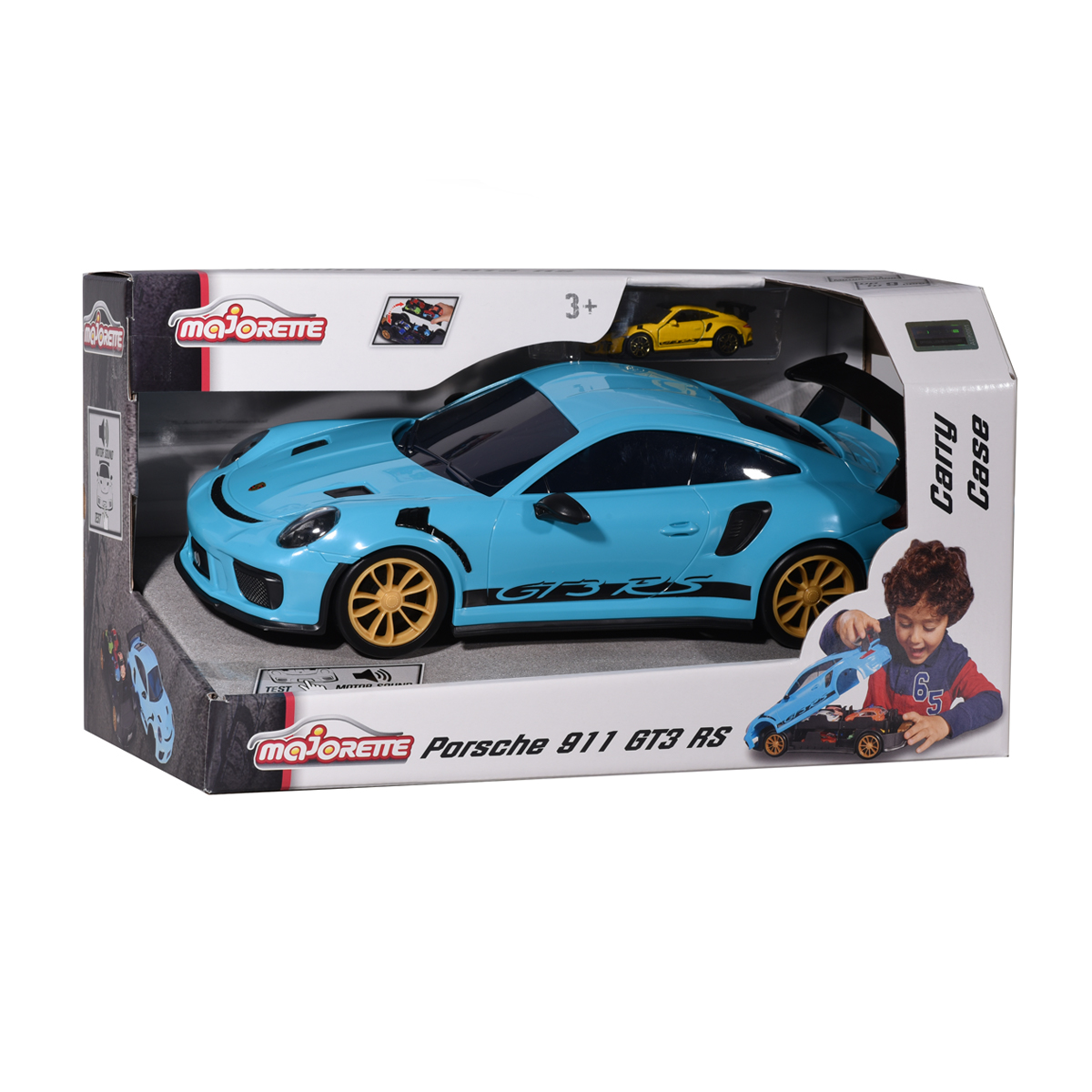 Porsche 911 Gt3, Majorette, cu sunet original si lumini