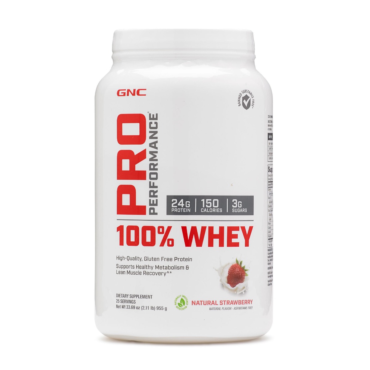37382133a5516_product_1560954094.jpg Proteina din zer cu aroma naturala de capsuni Pro Performance, 955g, GNC