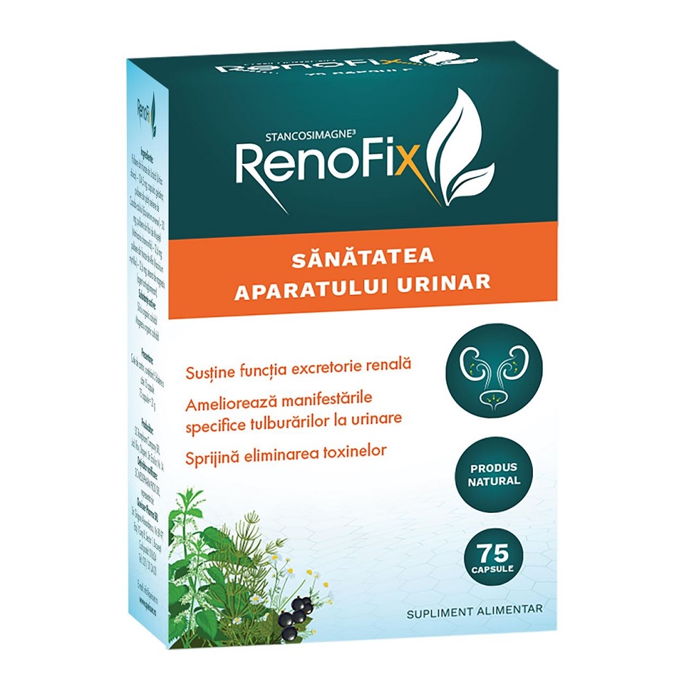 376be84ca0df5_renofix.jpg Renofix Stancosimagne, 75 capsule, Queisser Pharm