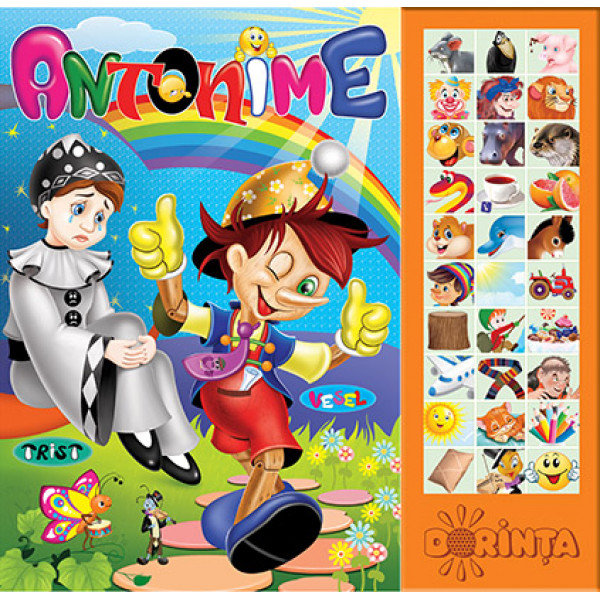 Carte cu sunete - Antonime |