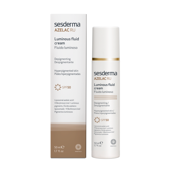 3c31ebc013106_8429979432933.png Fluid cu efect de luminozitate cu SPF 50 Azelac RU, 50ml, Sesderma