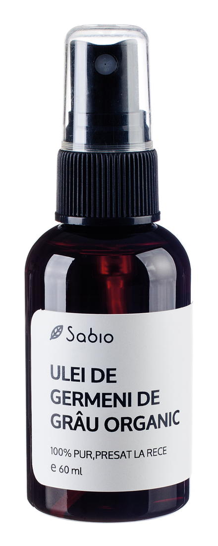 Ulei de germeni de grau organic, 60ml, Sabio