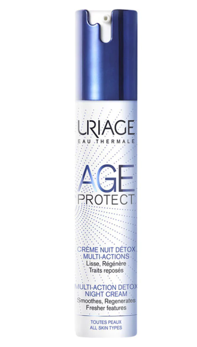 Crema de noapte Anti-aging Detox Age Protect, 40ml, Uriage
