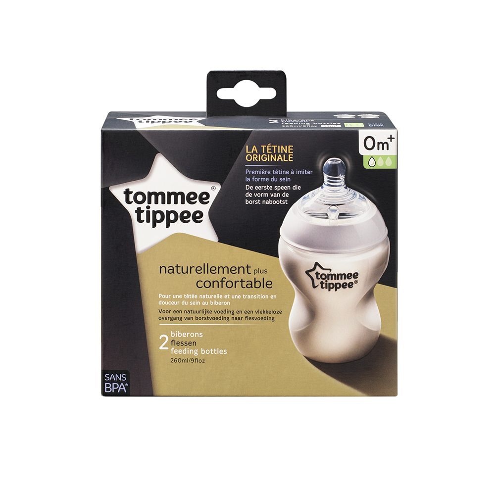 3f8b0b9898c06_5010415225207.jpg Set Biberon 260ml, 2 bucati, Tommee Tippee
