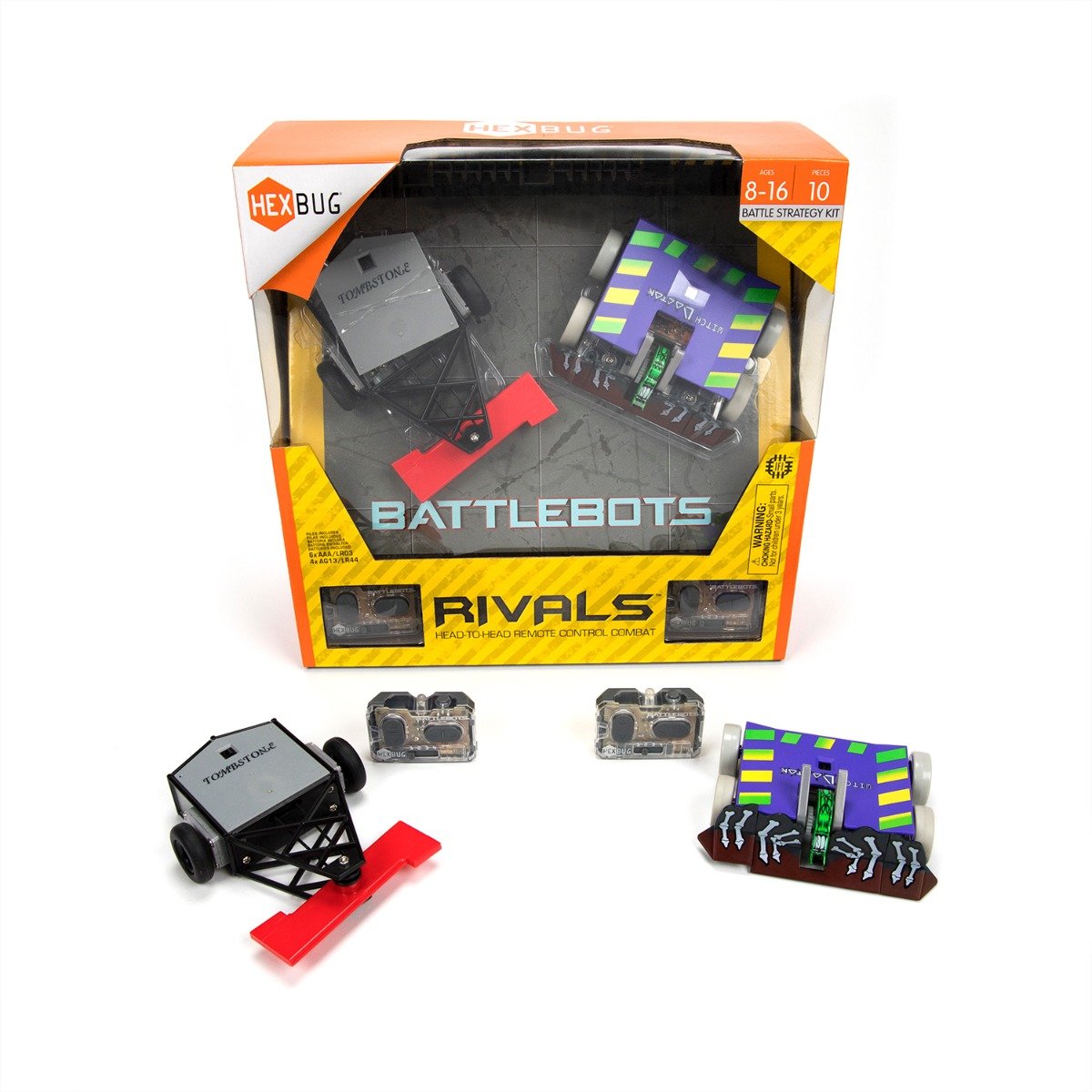 Set Roboti de lupta cu telecomanda BattleBots Hexbug, Rivals (Witch Doctor, Tombstone)