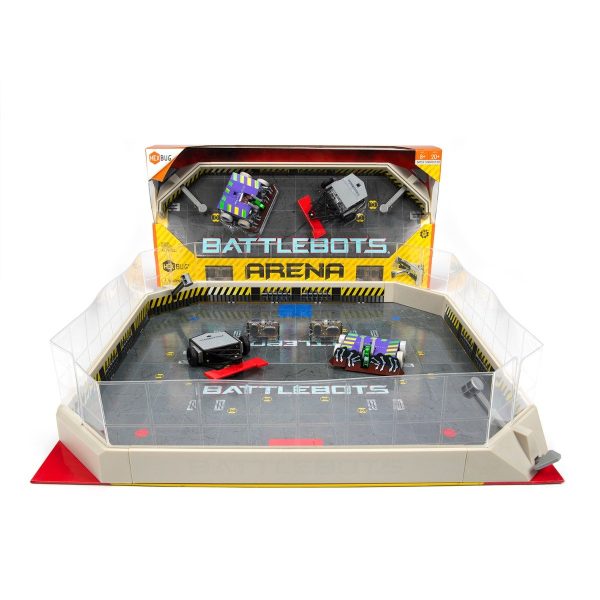 Set cu Arena si Roboti de lupta cu telecomanda BattleBots Hexbug, Rivals (Witch Doctor, Tombstone)