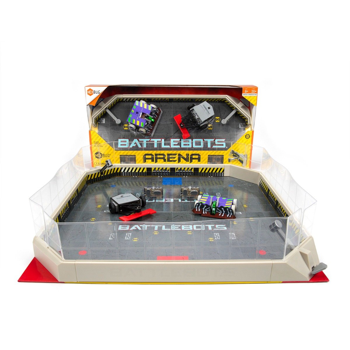 Set cu Arena si Roboti de lupta cu telecomanda BattleBots Hexbug, Rivals (Witch Doctor, Tombstone)