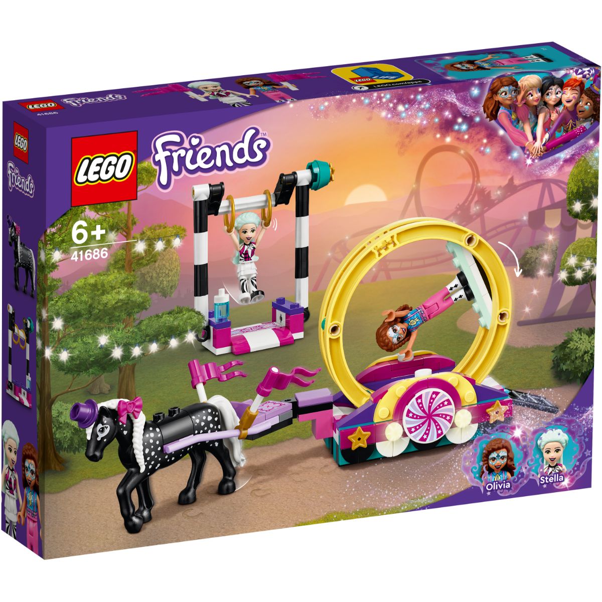 41686_box1_v29.jpg LEGO® Friends - Acrobatii magice (41686)