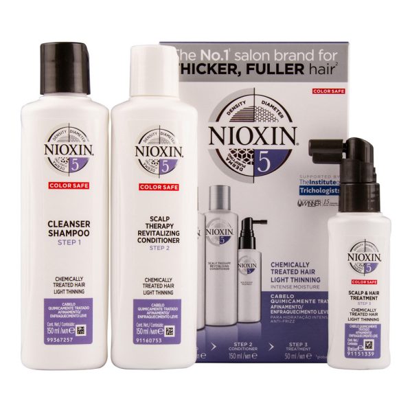 42f9301186c06_8005610501420.jpg Set tratament impotriva caderii parului SYS5 Sampon 150ml + Balsam 150ml + Tratament revitalizant 50ml, Nioxin