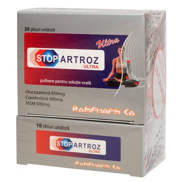 Stopartroz Ultra, 20 plicuri, Rompharm