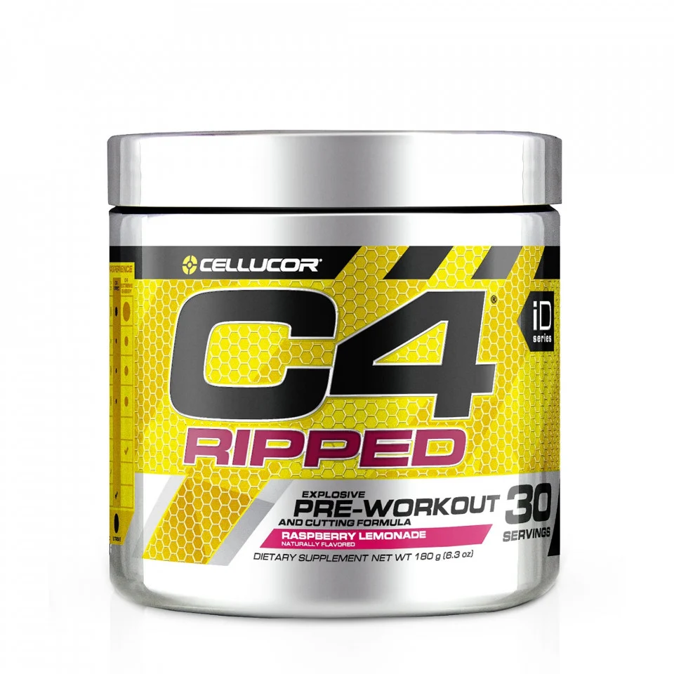 458a6775ad416_yyyyyyyyyyy.png Formula pre-workout cu aroma de limonada cu zmeura C4 Ripped, 180g, Cellucor