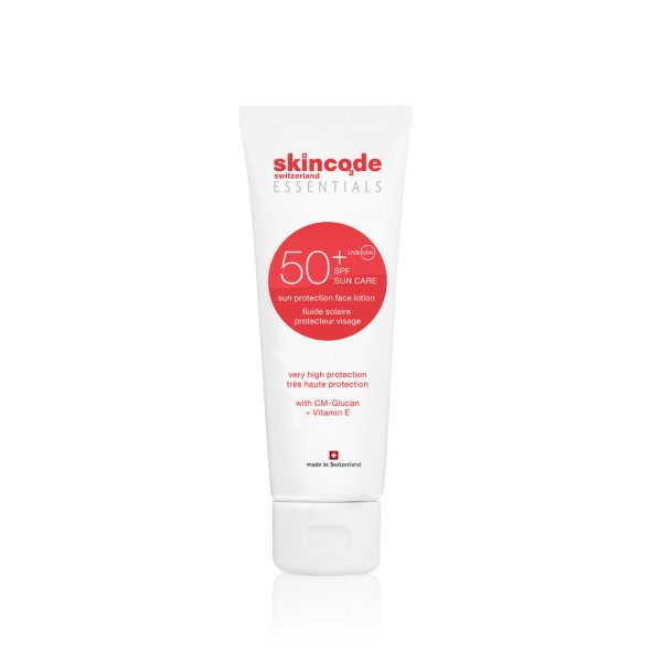 45d203228b916_13011.jpg Lotiune faciala cu protectie solara SPF50, 100ml, Skincode