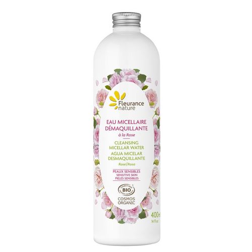 Apă Micelară cu Apă Florală de Trandafiri de Damasc, 400ml | Fleurance Nature