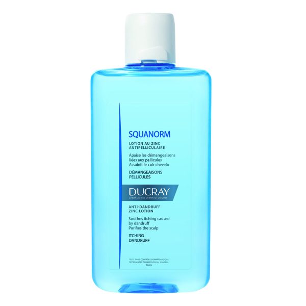 466babd5e84f5_ducray_squanorm_lotiune_200ml.jpg Lotiune anti-matreata pe baza de zinc Squanorm, 200 ml, Ducray