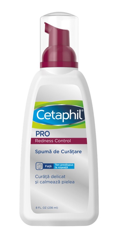 4747b6071a116_3499320007542.jpg Spuma de curatare pentru fata Redness, 236ml, Cetaphil