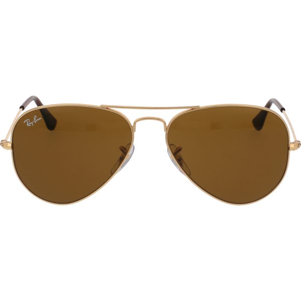 Ochelari de soare Ray-Ban RB3025 001/33, AVIATOR, Auriu, 55 mm