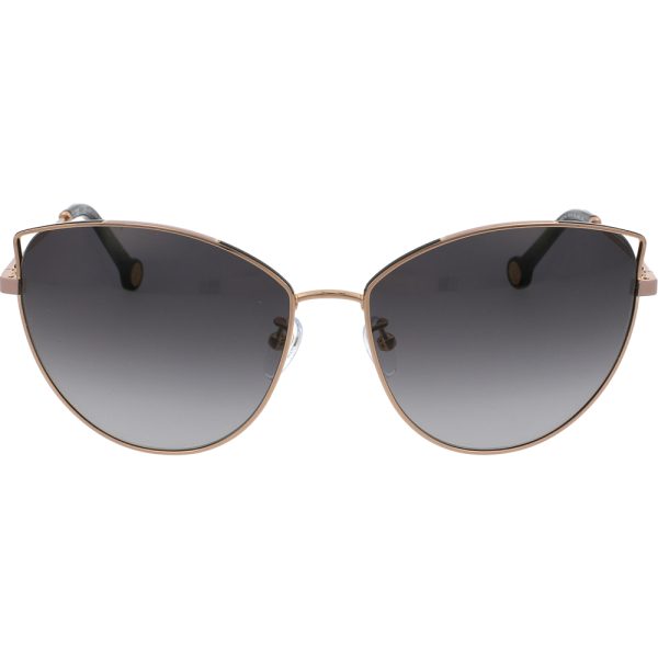 Ochelari de soare Carolina Herrera SHE140 08FE, Auriu, 59 mm