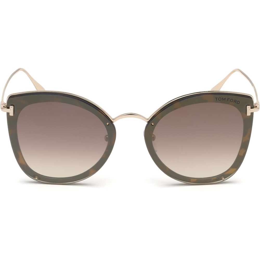 Ochelari de soare Tom Ford FT0657 52G, Havana, 62 mm