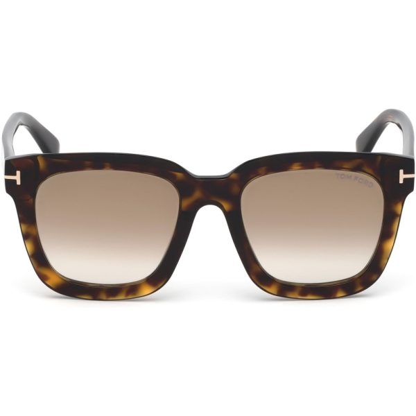 Ochelari de soare Tom Ford FT0690 52F, Havana, 52 mm