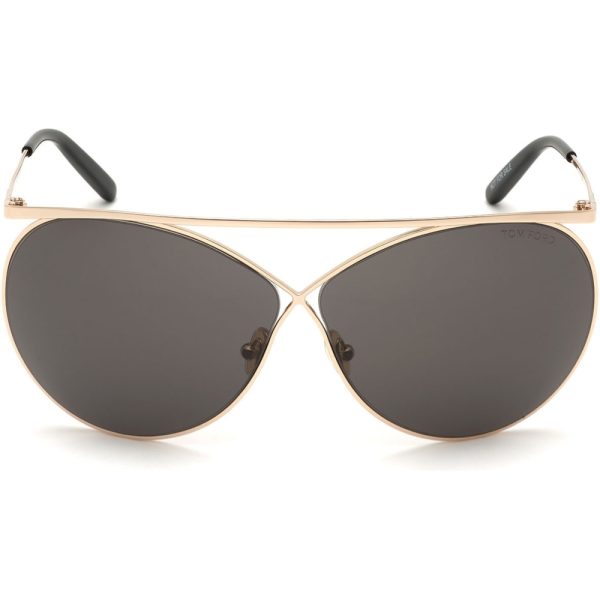 Ochelari de soare Tom Ford FT0761 28A, Auriu, 67 mm