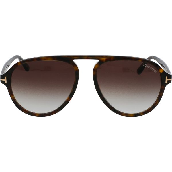 Ochelari de soare Tom Ford FT0756 52K, Havana, 57 mm