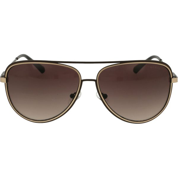 Ochelari de soare Guess GU6959 33F, Maro, 63 mm